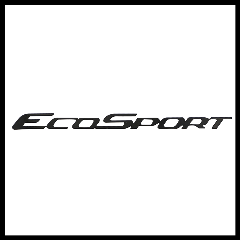 Hình dán trang trí bánh xe dự phòng cho xe Ford New Ecosport 2018 2019