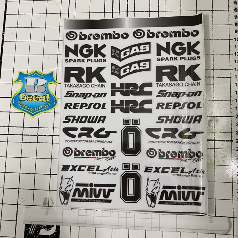 [FREE SHIP+ QUÀ TẶNG] Tem logo in decal trong dán nền trắng sáng