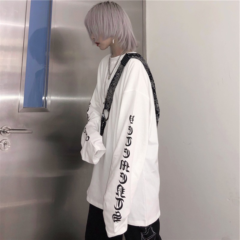 Áo thun dài tay nữ Anime Girl NEKO.SG, Áo thun Streetwear Ulzzang SWT69