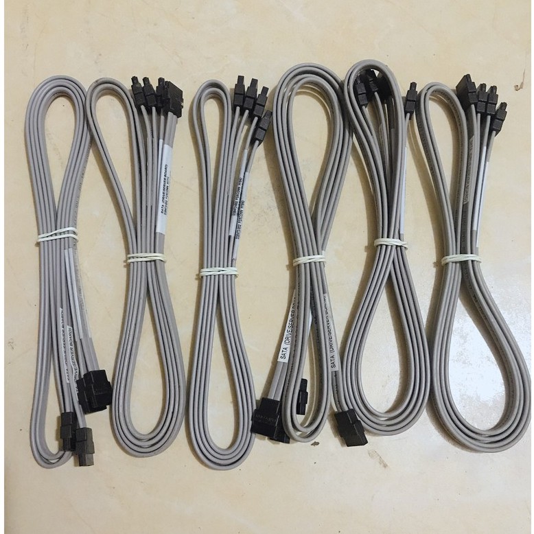 Dây Cáp Tín Hiệu Sata 3 Foxconn H1709 Dài 86cm Dùng Cho Máy Tính Đào Tiền Ảo Bitcoin