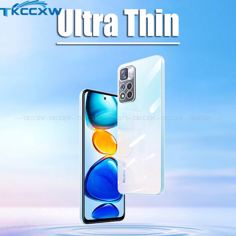 Ốp điện thoại TPU siêu mỏng trong suốt Xiaomi Civi Poco C31 Redmi 10 Prime 9 Activ Redmi Note 11 Pro Plus 10 Lite 10T