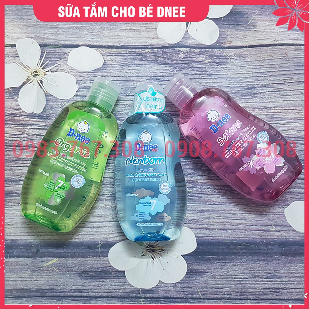 Sữa Tắm Gội Toàn Thân Dnee Cho Bé Hương Thơm Mát 200ml - Giao Màu Ngẫu Nhiên - 8851989060408