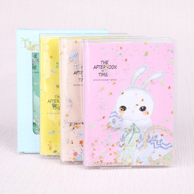 Sổ kim tuyến size nhỏ sổ cute sổ dễ thương 8*11cm 80 trang