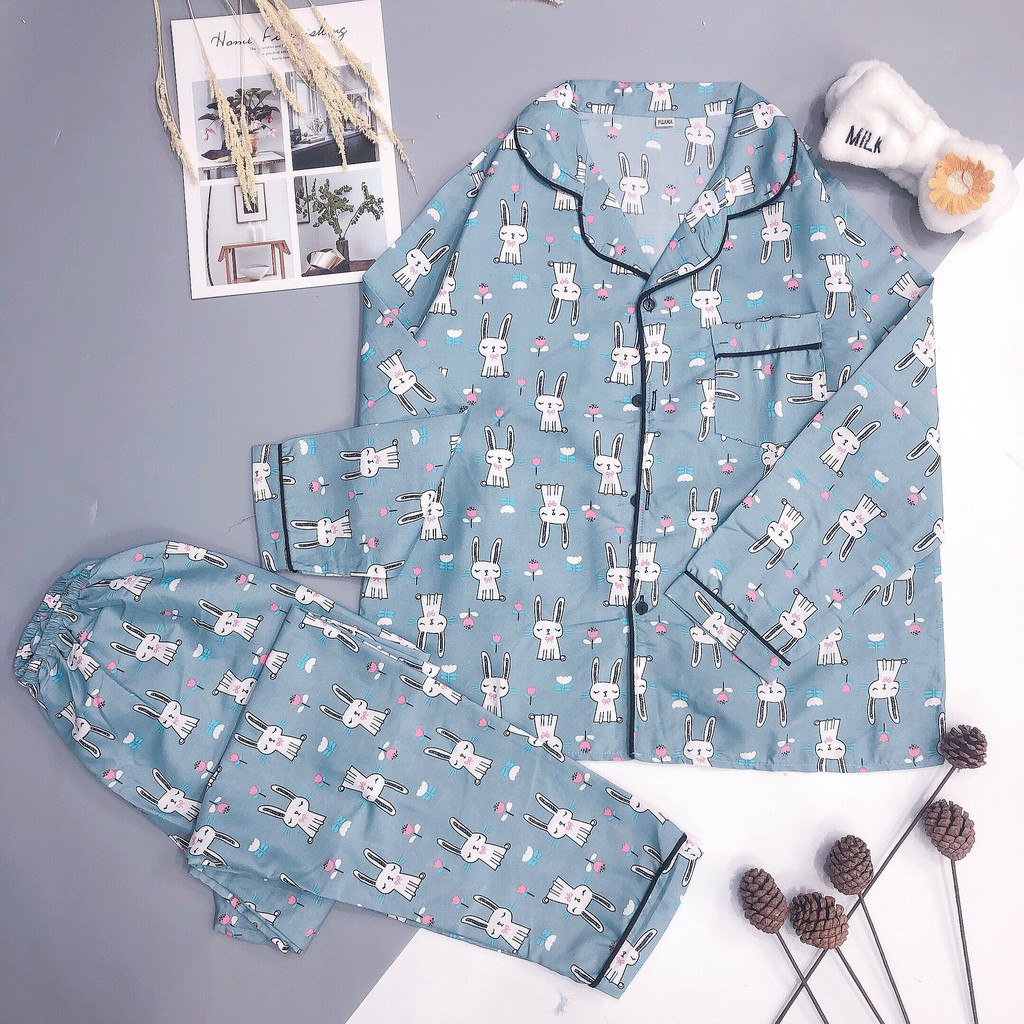 Bộ ngủ pijama tay dài quần dài chất đẹp