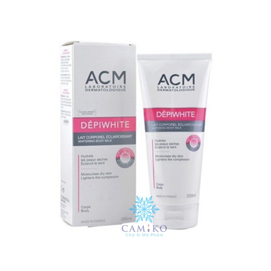 Sữa dưỡng thể làm trắng sáng da ACM Depiwhite Whitening Body Milk 200ml