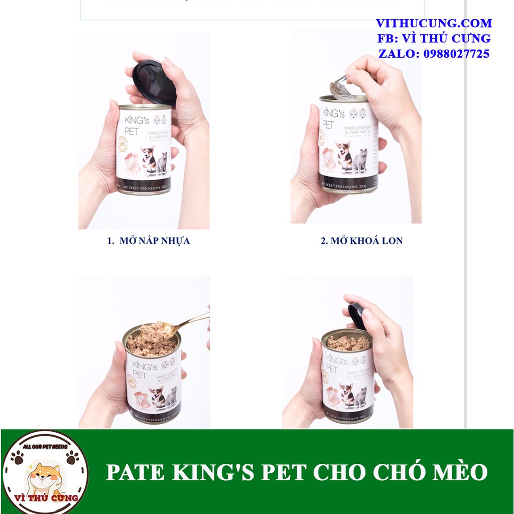 Pate Kingspet cho chó mèo