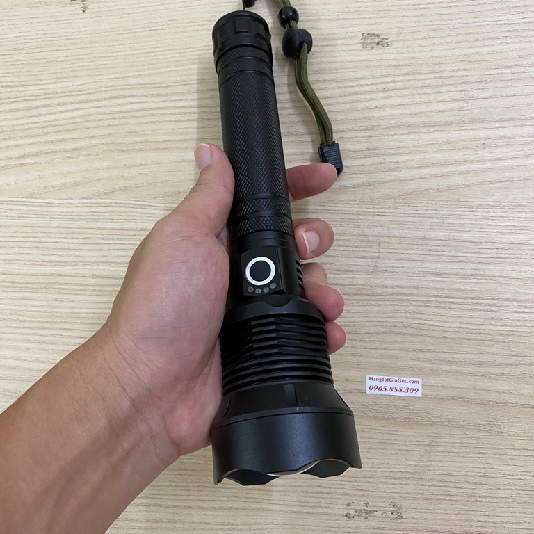 Đèn pin siêu sáng Ultrafire X92 cực sáng, zoom xa gần, pin to cực khỏe –