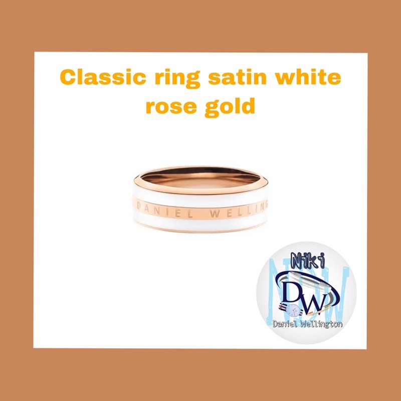 Nhẫn DW ver 2 satin white auth CHINH HANG 100%