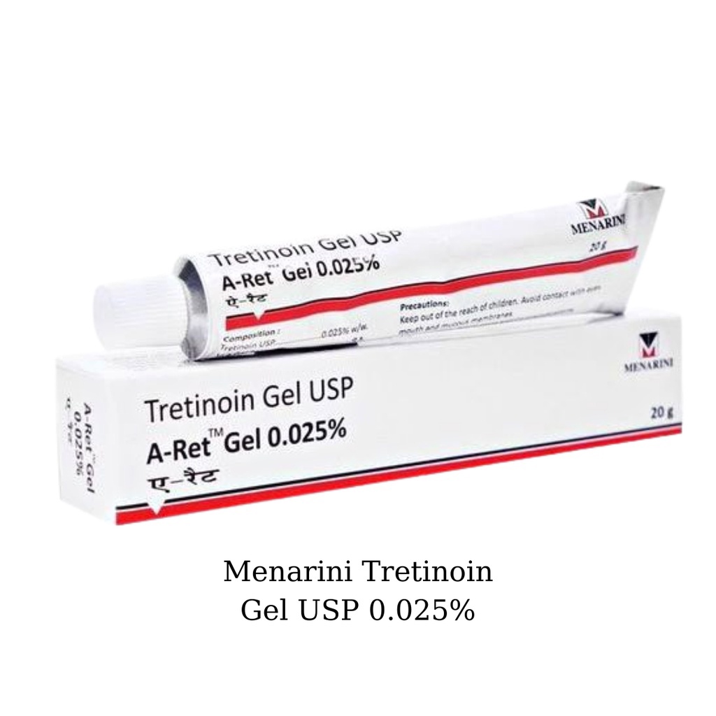 Tretinoin Gel USP Aret - Gel giảm mụn, mờ thâm nám, chống lão hóa da - tuýp 20g .