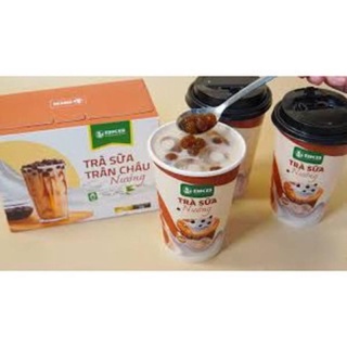 Trà sữa uống liền BKB dạng hộp (8 gói trà sữa và 8 gói trân châu) (N12)