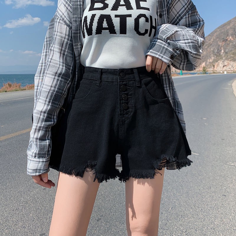 Chân Váy Chữ A Lưng Cao Phối Rách Cá Tính Theo Phong Cách Mùa Hè 2020 / 200kg | BigBuy360 - bigbuy360.vn