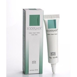 SODERMIX CREAM 15gr  Kem bôi mờ sẹo lồi, sẹo phì đại, chàm Sodemix từ Pháp