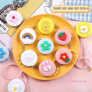 [Được Chọn Mẫu] Thước Dây Cuộn Mini Rút Tự Động Hoạt Hình Nhật Bản Đo Vòng Eo, Quần Áo, Chiều Cao Cực Cute - RosyPosy
