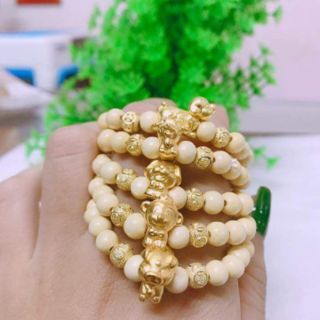 Vòng dâu tằm mix con giáp cho bé