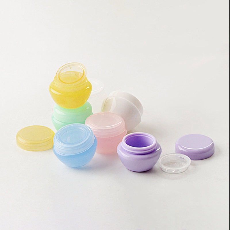 Hũ Rỗng Đựng Mỹ Phẩm 5g/5ml Màu Trơn Có Nắp Đậy Tiện Dụng Đa Năng