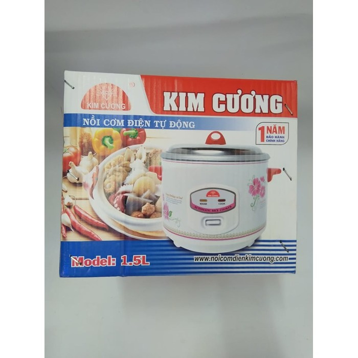 NỒI CƠM ĐIỆN KIM CƯƠNG NẮP RỜI 1.5 LÍT CÔNG SUẤT 530W