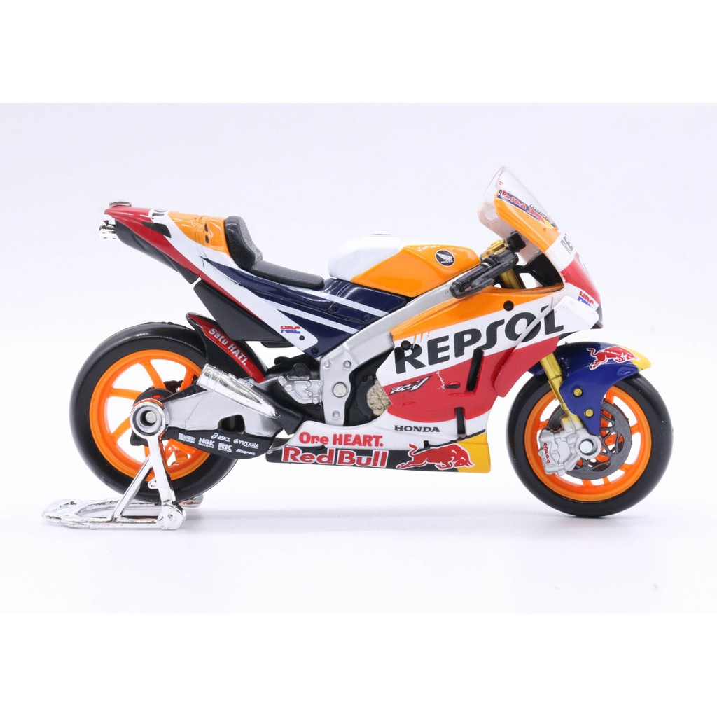 XE MÔ HÌNH MOTO GP HONDA RC213V REPSOL 2018 NO.93 - MAISTO tỷ lệ 1:18