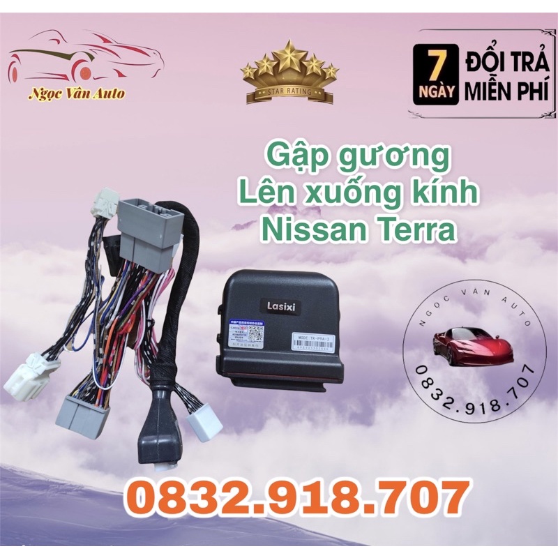 Tự Động Gập Gương Lên Xuống Kính Nissan Terra 2017 - 2020 Hãng Lasixi