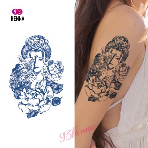 Hình Xăm Tạm Thời 15 Ngày Không Thấm Nước Mồ Hôi MÃ S086