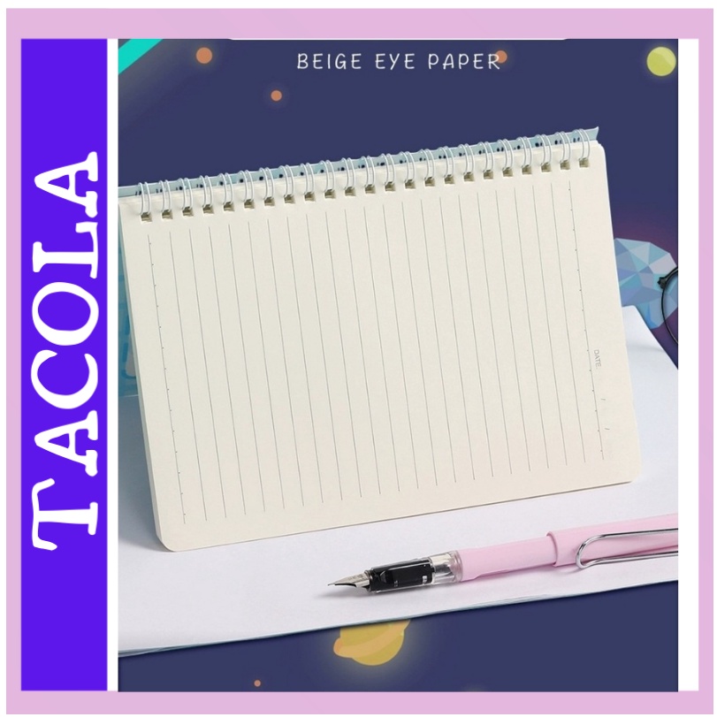 SỔ LÒ XO A5, SỔ TAY KẺ NGANG, kích thước A5 - 140x207mm, 120 trang ST05