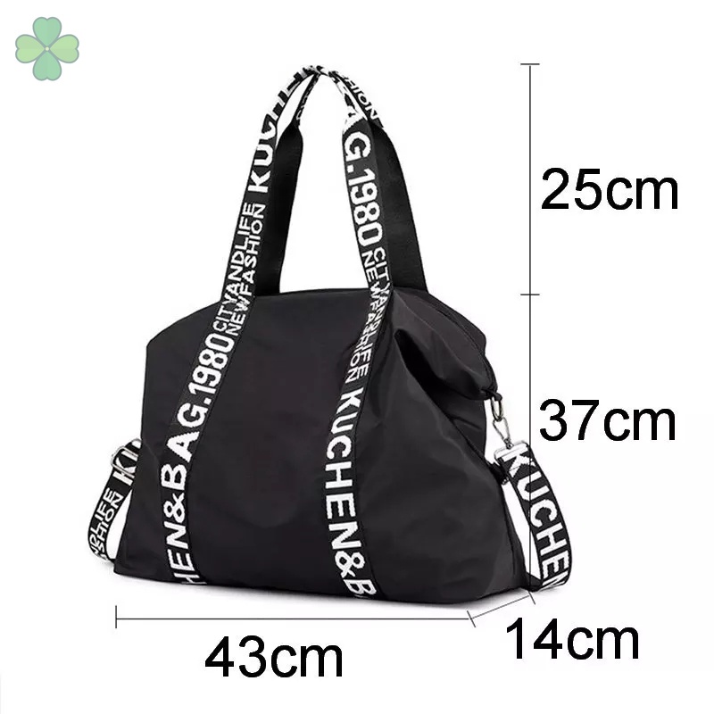 Túi Xách Tay Nữ Cỡ Lớn In Chữ Thời Trang