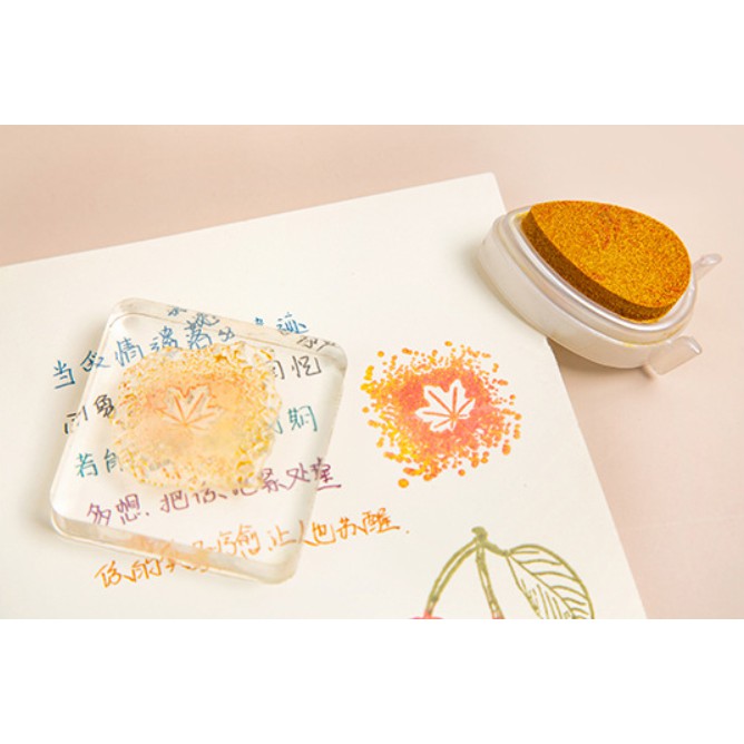 KimiTape Con dấu trong suốt clear stamp trang trí sổ sáng tạo