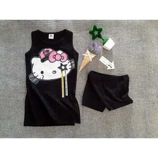 ĐẦM BỘ KITTY, KÈM CHIP ĐÙI BODY.