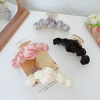 Kẹp tóc càng cua hoa hồng - Kẹp gấp tóc hàn quốc dành cho nữ