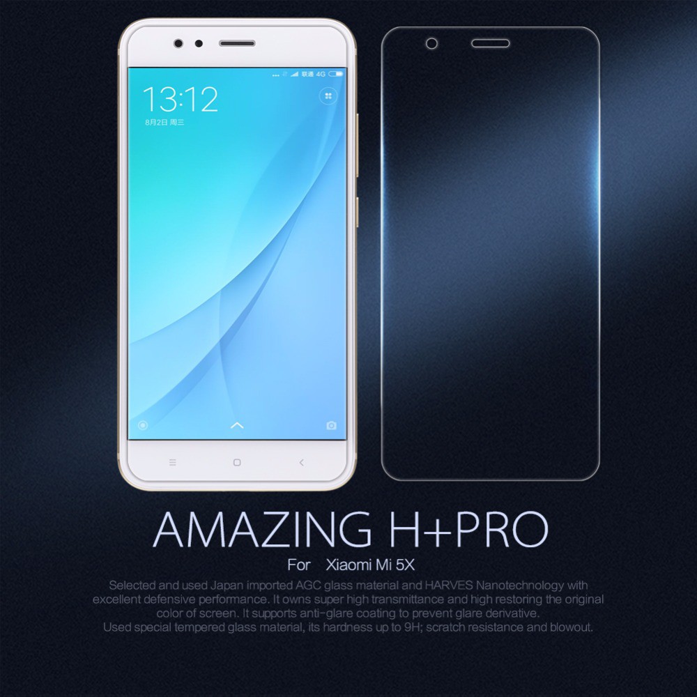 Miếng dán kính cường lực Xiaomi Mi A1 / Mi 5X hiệu HBO  - hàng chính hãng