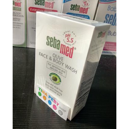 (Hàng Mới Về) Sữa Rửa Mặt & Cơ Thể Chiết Xuất Ô Liu Sebamed 200ml