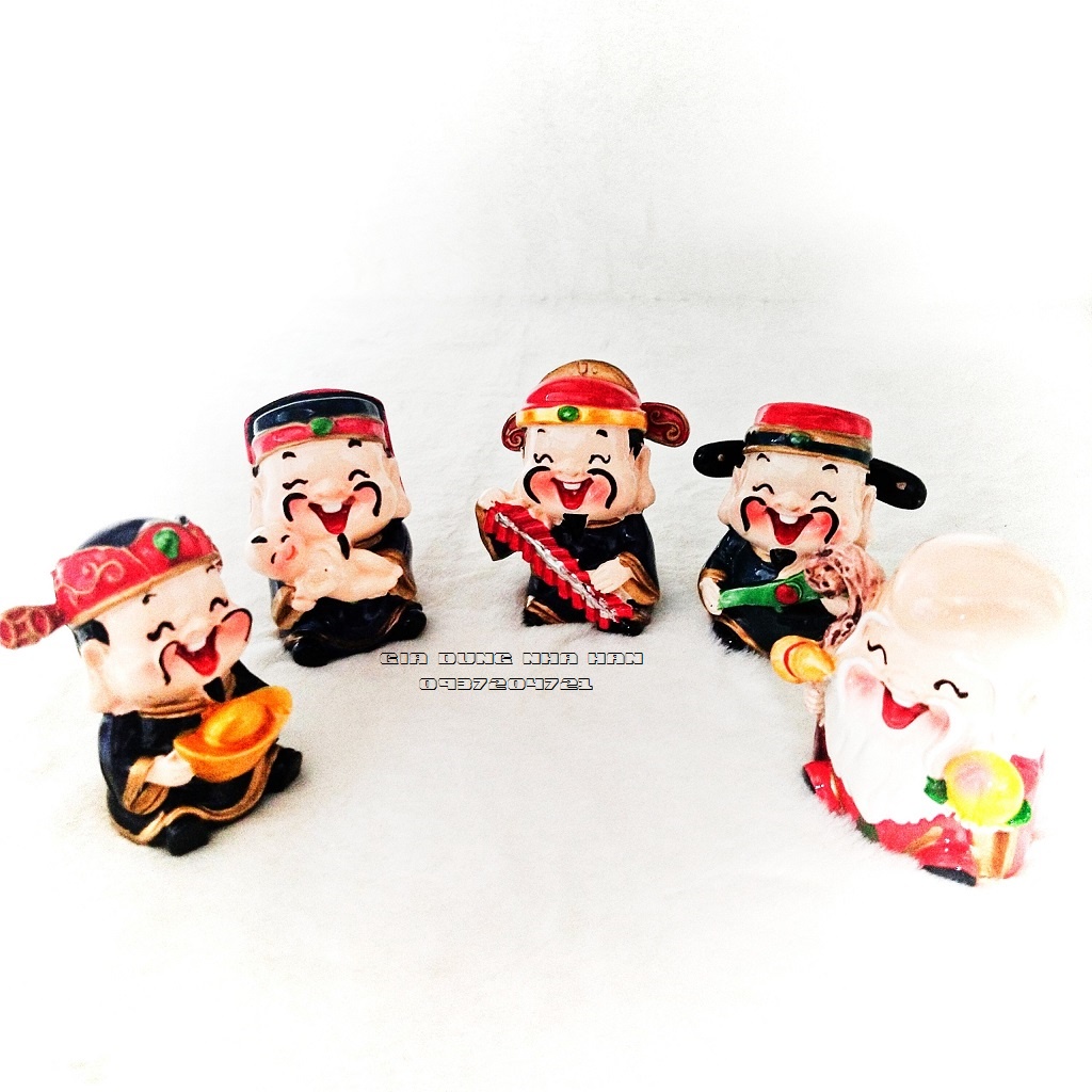 Tượng phúc lộc thọ, Tượng thần tài 5 ông NCDS185