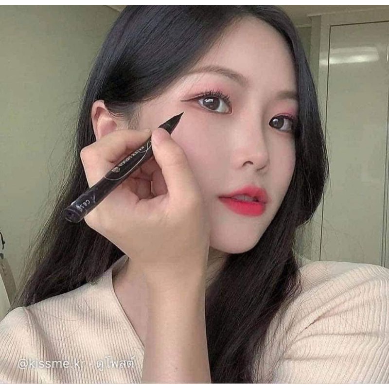 Bút Kẻ Mắt Nước Heroine Make Kiss Me Smooth Liquid Eyeliner Super Keep Nhật Bản, kẻ mắt nước Kiss me lâu trôi