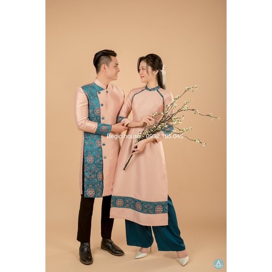 Áo dài tết gia đình mã 10