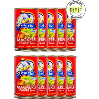 Lốc 10 cá mòi thái win chef 155g winchef155