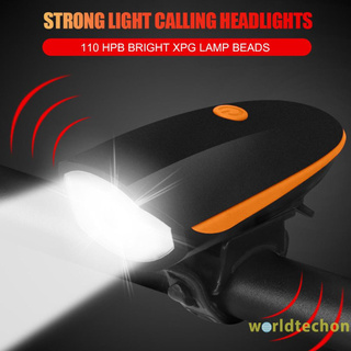 Đèn pha led 3 chế độ chống thấm nước cho xe đạp leo núi
