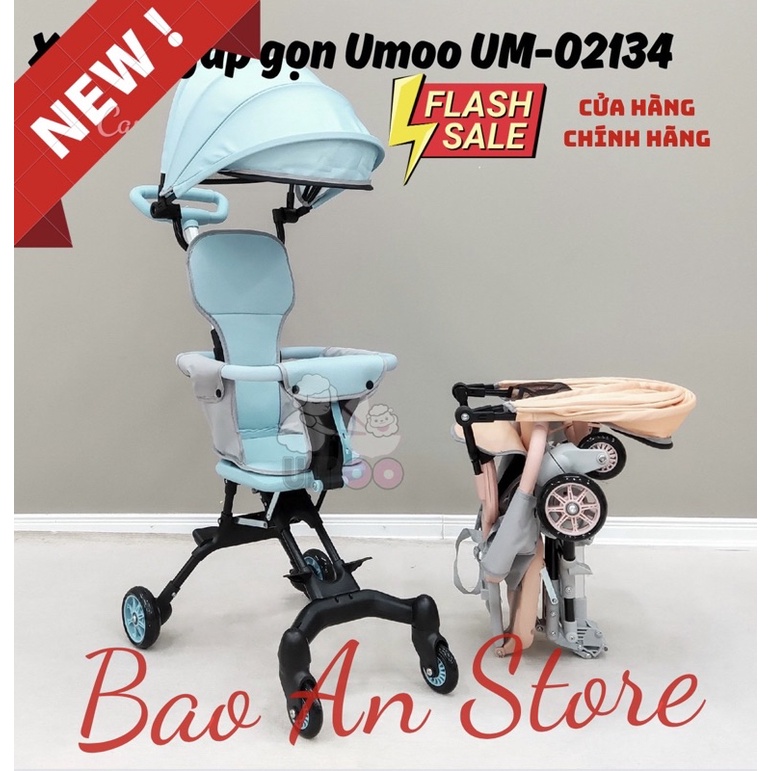 Xe đẩy hai chiều Umoo và Tobé tone màu hàn quốc dễ dàng lắp ráp không gồm phụ kiện