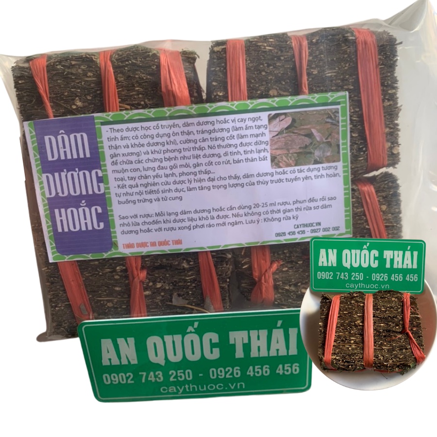 Dâm Dương Hoắc Khô, Sạch, Đẹp, Lá Dâm Dương Hoắc Ngâm Rượu Bổ Dương Thận, Tăng Sinh Lý