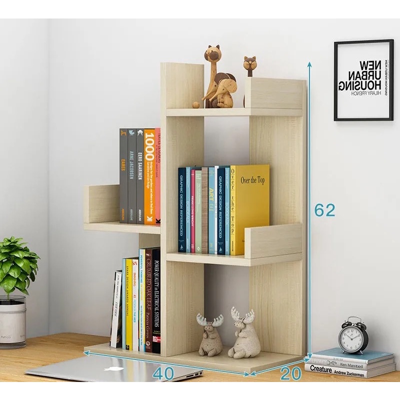 Kệ sách đa năng tiện ích mẫu mới Tâm House K37