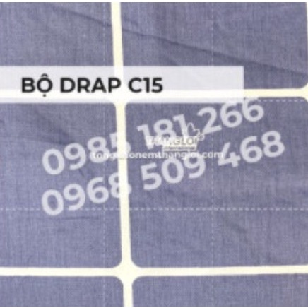 Drap Cotton 100% Thắng Lợi chính hãng Mẫu C15 IN LOGO THẮNG LỢI vệ sinh dễ dàng.