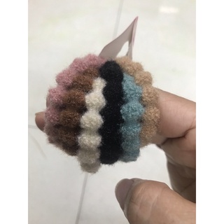 6 sợi thun cột tóc nhung bi.