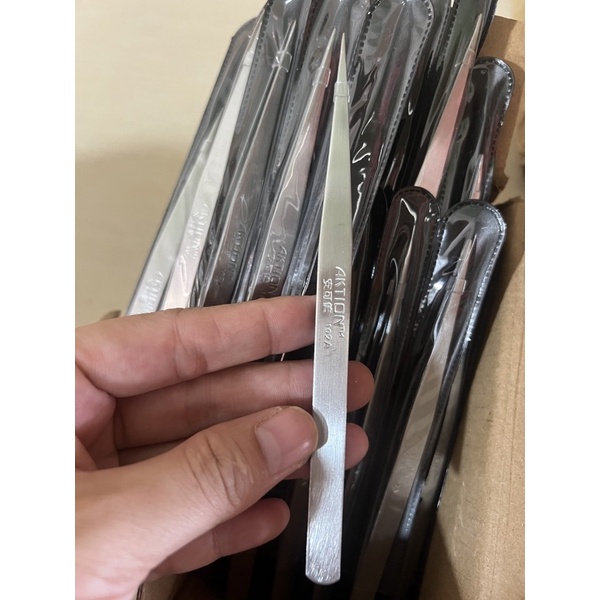 Nhíp gắp chỉ thẳng-phụ liệu may mặc