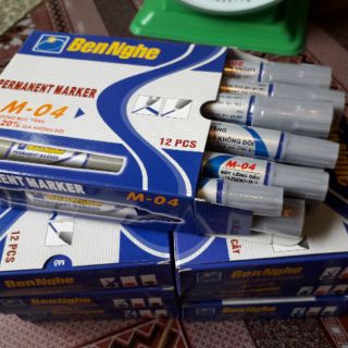 Combo 05 bút lông dầu M04 Bến Nghé (không xóa)