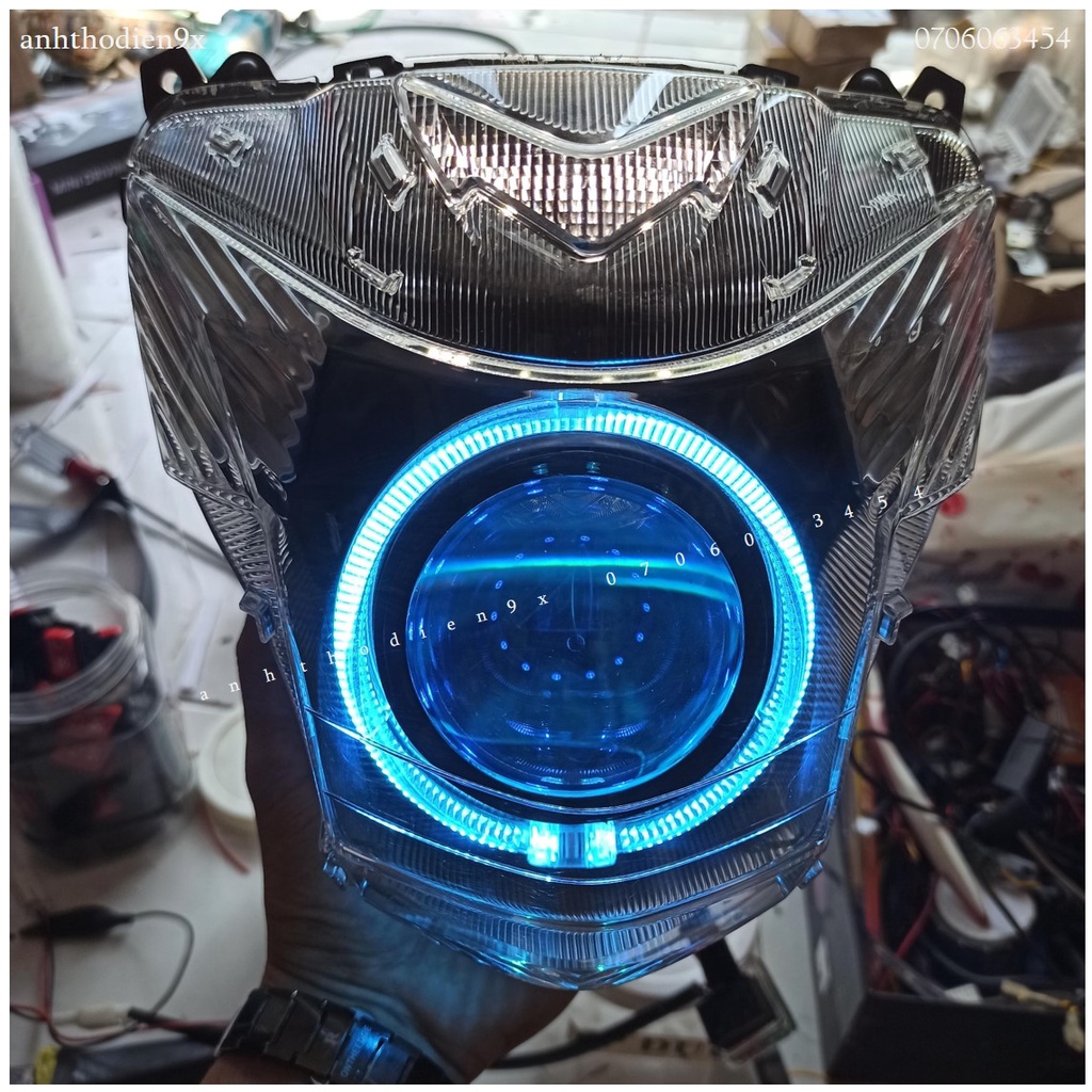 Trợ Sáng Bi Led Kenzo S500 Pro Lắp Cho Xe Máy/Moto Chính Hãng