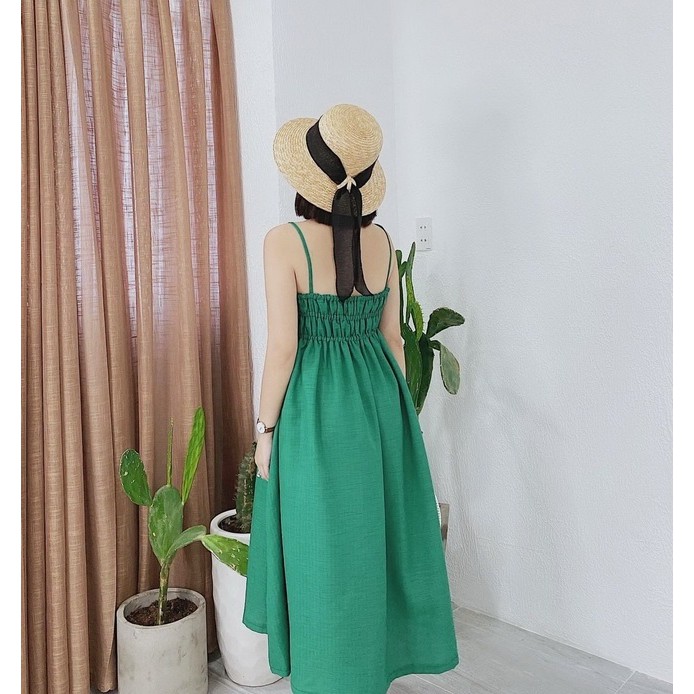 Đầm suông form babydoll 2 dây đi chơi | dạo phố | đi biển | du lịch cực dễ thương