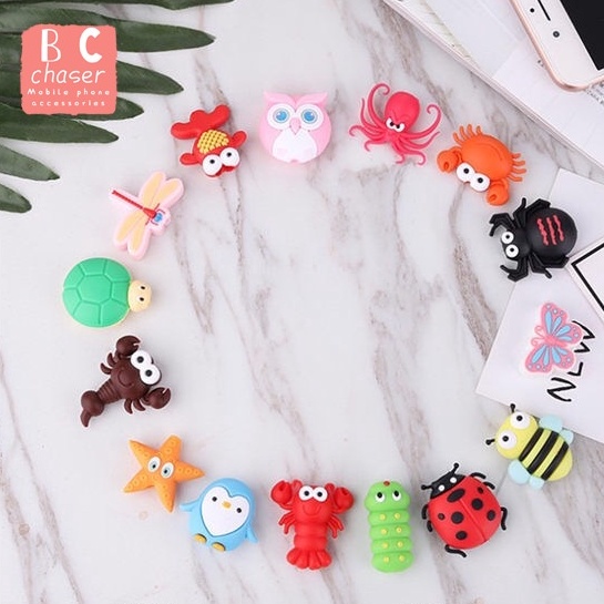 Phụ Kiện Bảo Vệ Dây Cáp Sạc Chống Gãy Hình Bạch Tuộc Dễ Thương