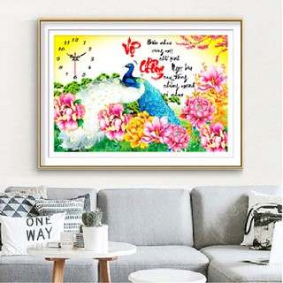 76*49CM TRANH ĐÍNH ĐÁ VỢ CHỒNG TRANH CHƯA ĐÍNH LV122