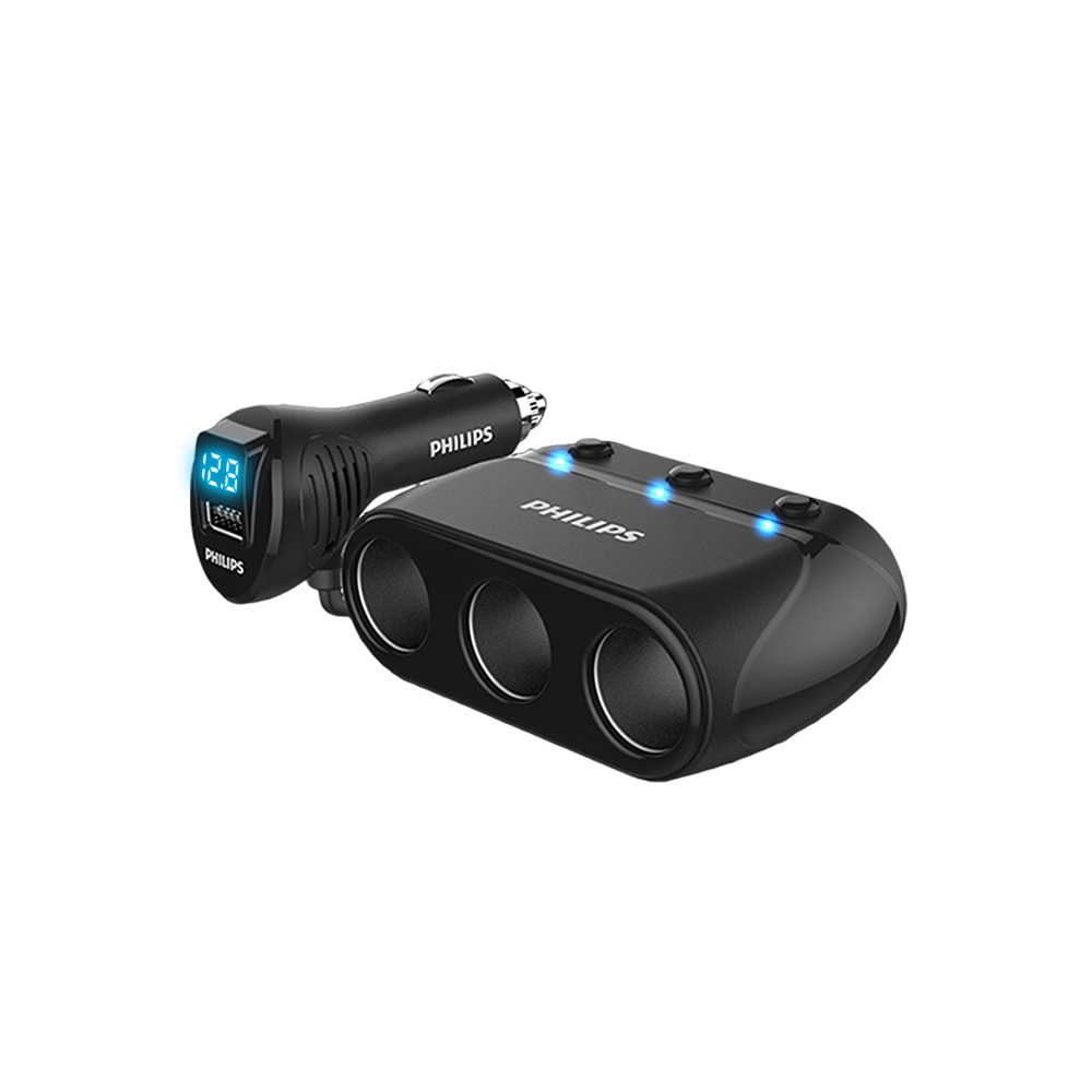 Tẩu sạc cắm cho xe hơi PHILIPS có sạc pin