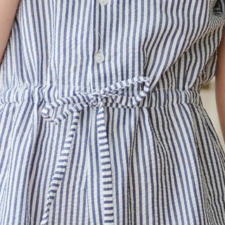 BLEUBIRD Áo liền quần Stripe Jumpsuit