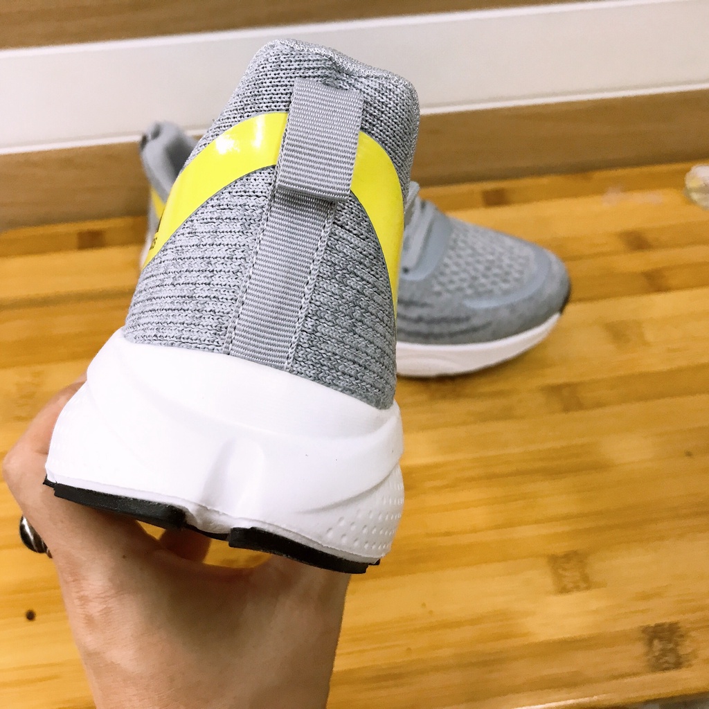 [KÈM HỘP và TẶNG TẤT] Giày thể thao sneaker nam nữ 𝑨 𝒅𝒊 𝒅𝒂𝒔 A152 Ghi vàng, size 40-44.   .