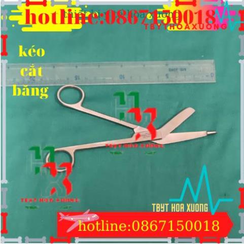 Kéo Cắt Băng Gạc Y Tế - Kéo Cắt Bột Các Cỡ Hàng PAKISTAN